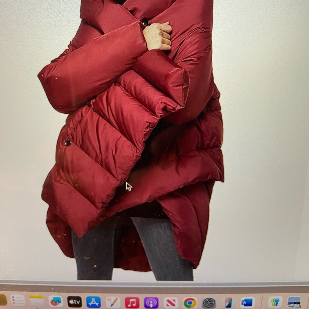 Women's Red Puffer Jacket